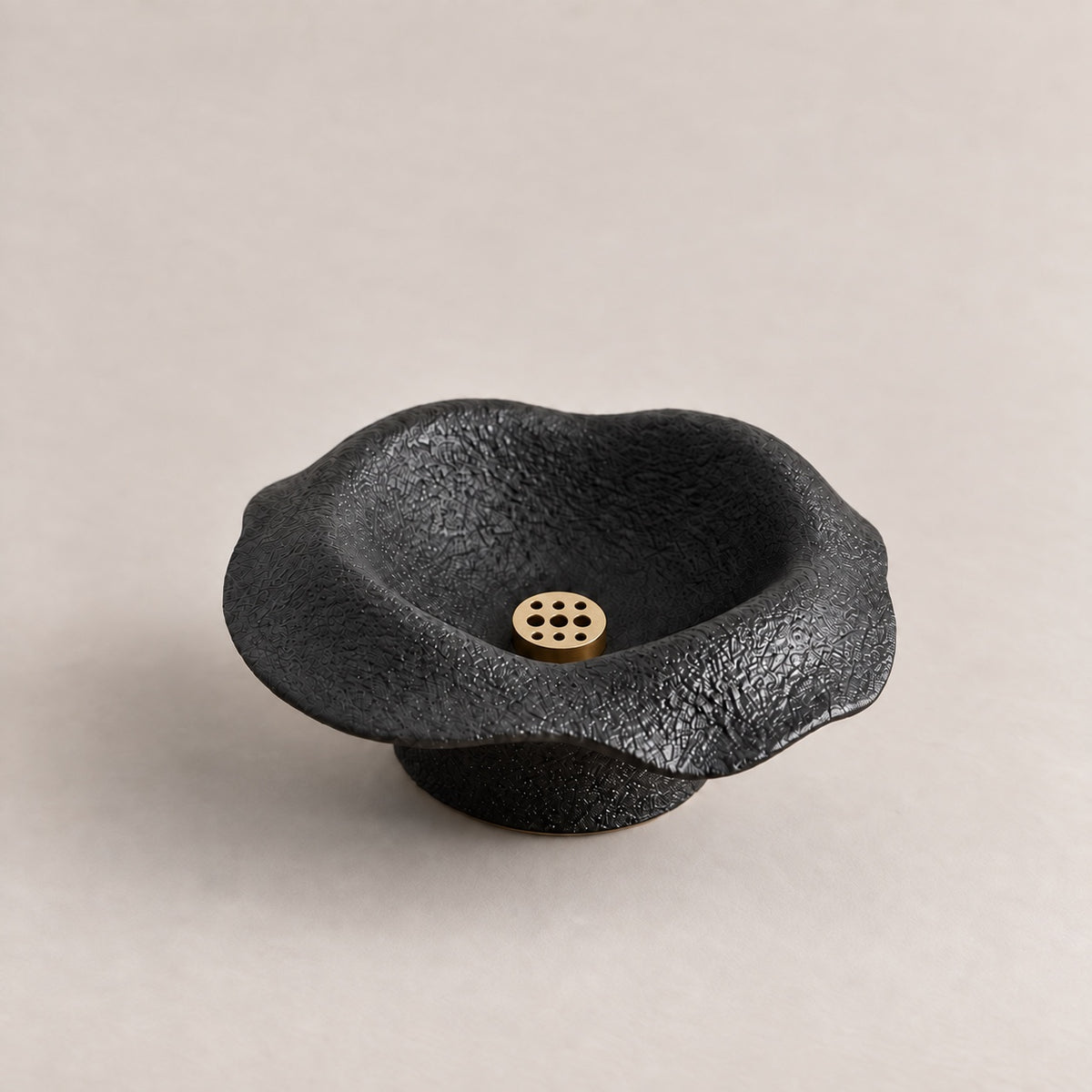 Ceramic Petal Incense Holder